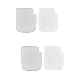 2 Pack Foam & Felt Filters Compatible with Shark Stratos Powered Lift-Away Upright Vacuum with DuoClean PowerFins HairPro AZ3000 AZ3000C AZ3000W AZ3002 AZ3002C, Replace Part XFFKAZ3000