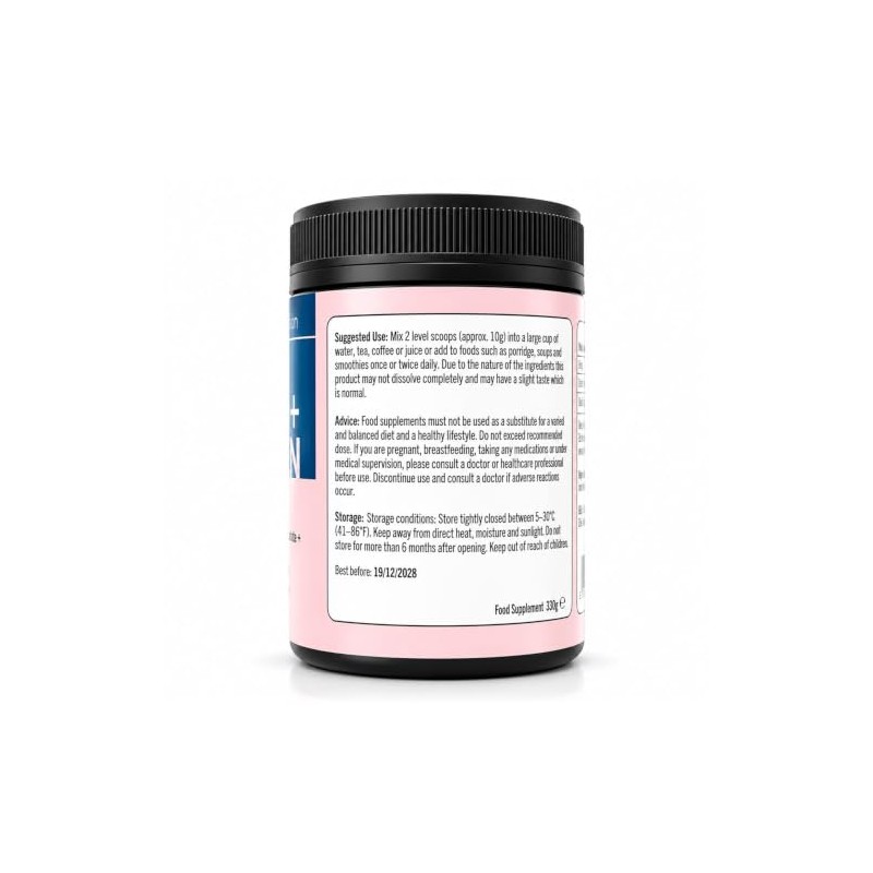 GN Creatine and Marine Collagen Powder, 2 Pack Bundle, Unflavoured,