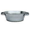 Storm's Gartenzaubereien Zinc Tub 3 L Round Waterproof Plant Bowl