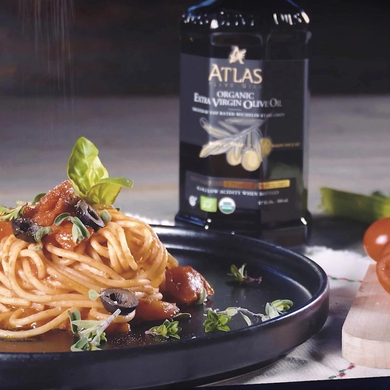 Atlas Organic Olive Oil Cold Pressed Moroccan Extra Virgin Polyphenol