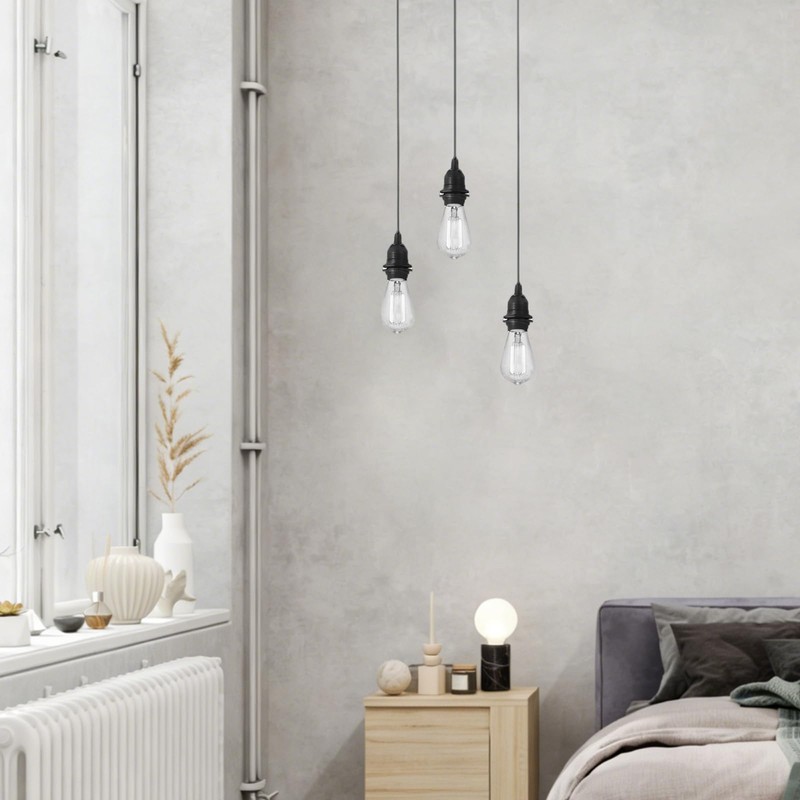 CONEHOY 7 Pcs Plug in Hanging Light Kit with On/Off