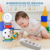 Mehrfachsteckdose mit USB, Realmade 3 Fach Steckdose, Verlängerungskabel Weiß 1,5m