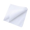CoCoUSM Solid White Cotton Handkerchiefs for Wedding Party DIY Draw