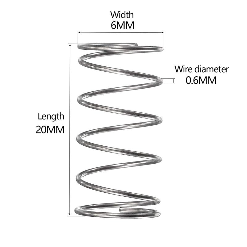 MACHSWON Compressed Spring for Furniture Screen Doors Lawn Mowers Repair
