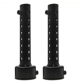 Riloer 2pcs Universal 48 mm Motorcycle Exhaust Silencer Motorcycle Muffler Can Be Removed DB Killer Muffler (Black)