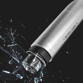 PUEZOKLY Car Window Breaker Keychain Seatbelt Cutter Automotive Safety Hammer mini Emergency Car Escape Tool Window Hammer Seatbelt Cutter Life Saving Survival Kit