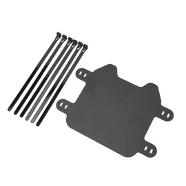 Sur Ron Front Number Plate, Motorcycle Plate ABS Plastic Replacement for SurRon Light Bee X Electric Bike Front License Plate, Black Matte ABS with Fitment Light S X DH Fork Bikes