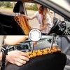 ZONETECH Beaded Car Seat Cover, Cooling Wood Bead Seat Cover,