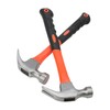 2 PCS 8oz Claw Hammer, Framing Hammer with Rubber Grip,