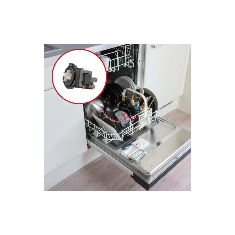 Beko – Dishwasher Drain Pump for Beko 1740300300