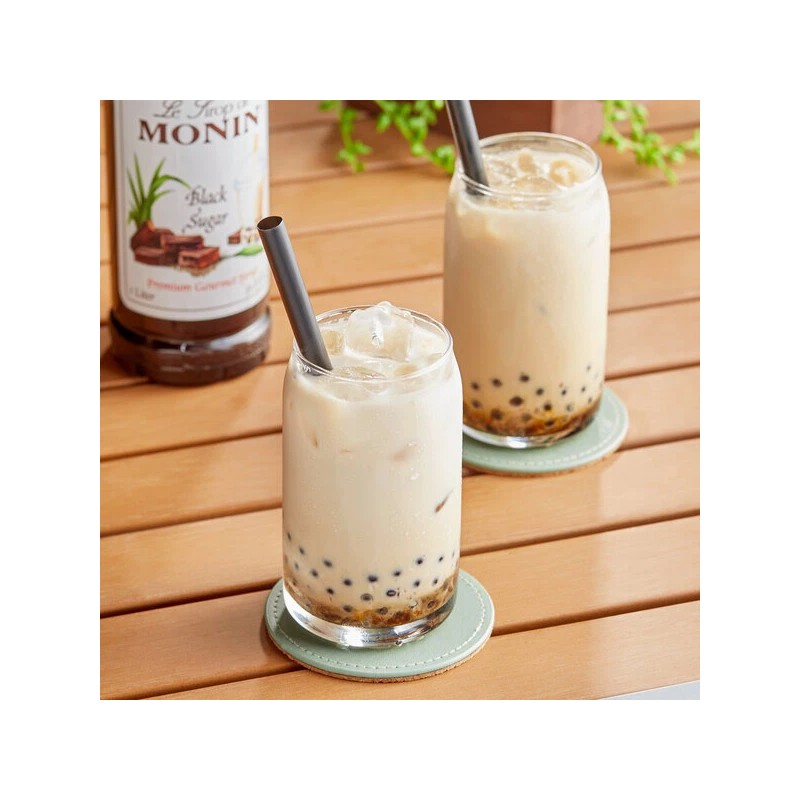 FixtureDisplays Monin Premium Black Sugar Flavoring Syrup 1 Liter 544SYPFR329F