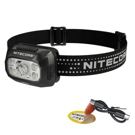 Nitecore NU30 500 Lumen LED Rechargeable Headlamp with White and Red Beams