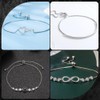 Beebeecraft 1 Box 2Pcs Chain Bracelet Making 925 Sterling Silver