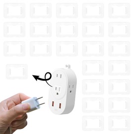 24 Pcs Outlet Plug Stabilizers – Secure Electrical Outlet Fix for Loose Plugs, Childproof Safety Covers to Prevent Falling Out & Power Interruption (Fire-Resistant, Home/Office Use)
