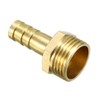 sourcing map Brass Nozzle Hose Connector x 3/8 PT Plug