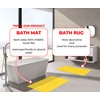 100% Cotton Bath Mats for Bathroom Floor Set of 2