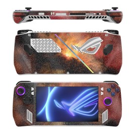 MightySkins Glossy Glitter Skin Compatible with Asus ROG Ally - Spacial Overload | Protective, Durable High-Gloss Glitter Finish | Easy to Apply