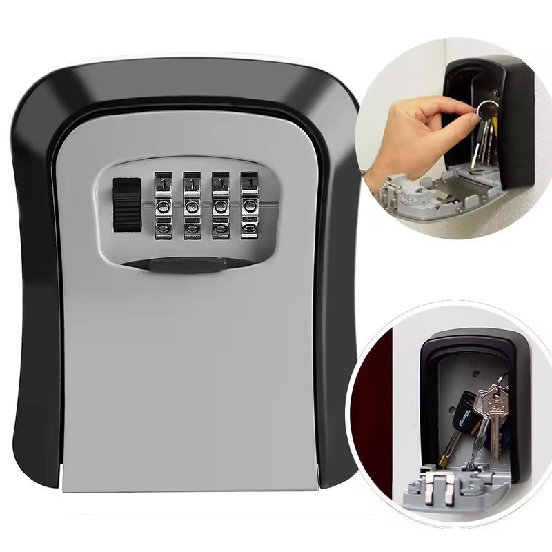 IndoTeam Key Safe Wall Mounted – Key Holder Lock Box