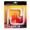 2 x White Jumbo Ladder Hooks / Large Garage Shed