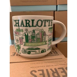 Starbucks Charlotte North Carolina Mug Been There Series Across the Globe Collection