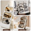 REIKOMO Tea Bag Organizer – 3 Removable Bins Slanted Tiered