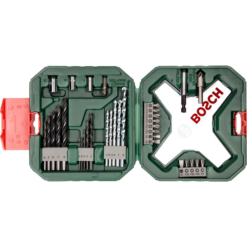 Bosch Accessories Bosch 34-Piece X-Line Classic Screwdriver and Drill Bit