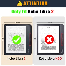 TOPCASE Compatible with Kobo Libra 2 Case - Magnetic Stand Sleep Cover fits Tolino Vision 6 Case,Deer