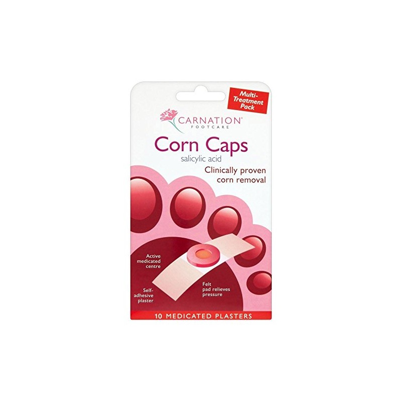 Carnation Footcare Corn Caps (10) - Pack of 6
