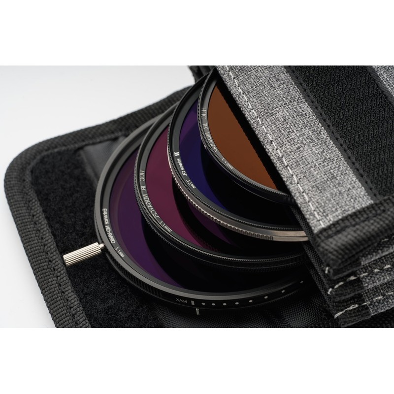 NiSi Soft Round Lens Filter Pouch/Camera Filter Bag - Hold