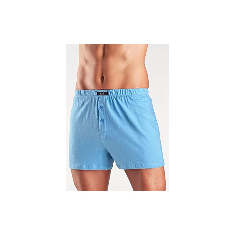 H.I.S Men’s Wide Boxer Shorts Classic Cut 5 Pack -