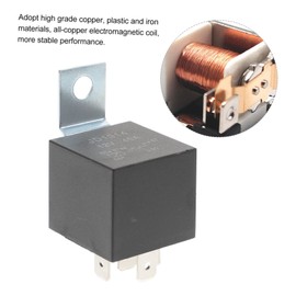 Vaguelly 12v Automotive Relay Relay for Fuel Pumps Horns Headlights Durable Coil for Reliable and Cars