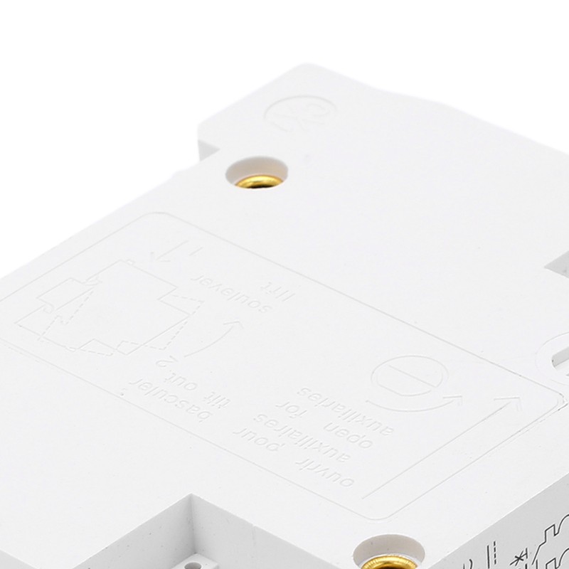 2P Miniature Circuit Breaker DIN Rail Mount Disconnect Switch for