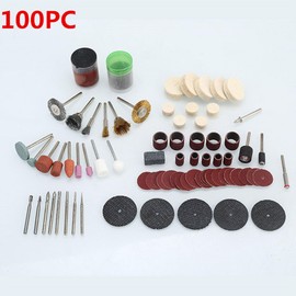 FACETHALO Router Bit Router Tools, 100 Piece Electric Grinder Accessory Set, Polishing, Cutting, Carving Tool, Sandring, Grinder Head, Polishing Wheel Set