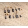 RUNCCI-YUN 20 Pieces 10 Sizes Power Tool Carbon Brushes Replacement