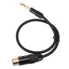 XLR to 6.35mm Cable Female to Male Gold Plated XLR
