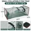 Collapsible Fish Trap for Outdoor Fishing - Portable Mesh Fish
