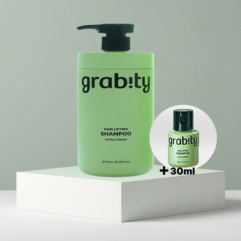 Gravity Shampoo Extra Strong Mussel Shell Gravit Graffiti KAIST 475ml+30ml