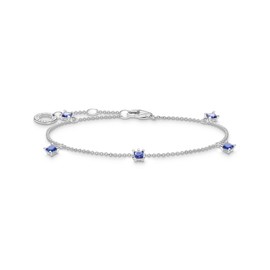 Thomas Sabo Women Bracelet with Blue Stones 925 Sterling Silver A2058-699-32