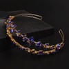 JWICOS Crystal Wedding Headband Tiara Bridal Rhinestone Headpiece Wedding Hair