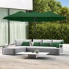 ABCCANOPY 15FT Double-Sided Aluminum Table Patio Umbrella Garden Large Umbrella,Swimming