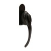 Larson Certified Push Button Black Euro Latch, Storm Door Handle