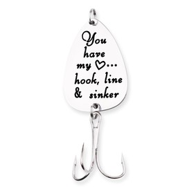 Fish Lover Gifts for Boyfriend Husband for Hubby Fisherman Fishing Lure Gift for Him Fiance Birthday Gifts for Groom Husband Farewell Retirement Gifts for Fish Lover Couple