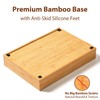 Umilife Bamboo Kitchen Drawer Organizer, 11 Inch Silverware Utensils Tray