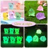 Alshurlife Luminous Mini Resin Animals 60 Pcs Dinosaur Glow in
