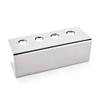 WAS 1457 004 Chrome Nickel Steel Ice Cream Cone Holder,