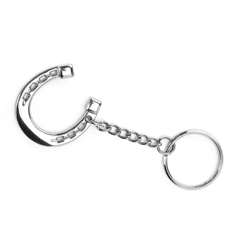Snaffle Bit Keychain Horseshoe Shaped Keychain Horse Bits Keychain for