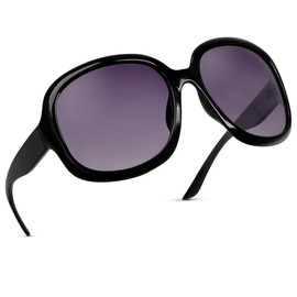 miyya Bug Eye Oversized Polarized Sunglasses Womens, Trendy Retro Sun Glasses for Women 2024, Oversized UV Protection Shades