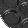 Hyuduo Aebleskiver Pan with 7 Holes, Non Stick Fried Eggs