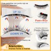 QUEWEL Magnetic Eyelashes No Glue Required 1 Pair (JES-06)