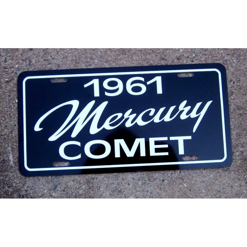 1961 Mercury Comet License plate tag 61 MERC sub compact